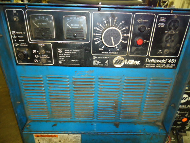 1994 DELTAWELD 451 CONSTANT VOLTAGE DC ARC WELDING SOURCE